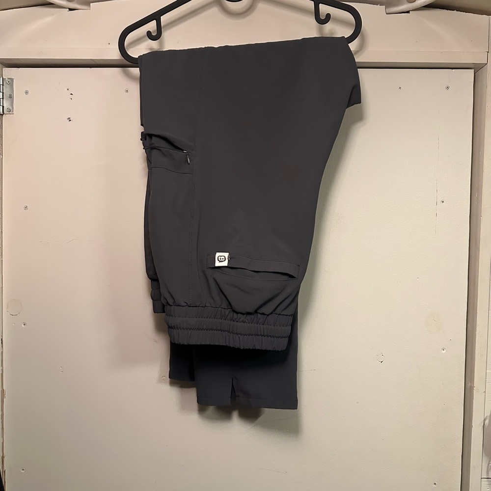 WonderWink Charcoal straight leg scrub pants